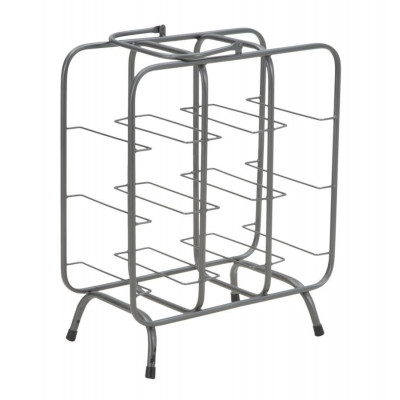 P/BOTTIGLIE RACK QUADRATO (9 POSTI) CM 40X23X47,5